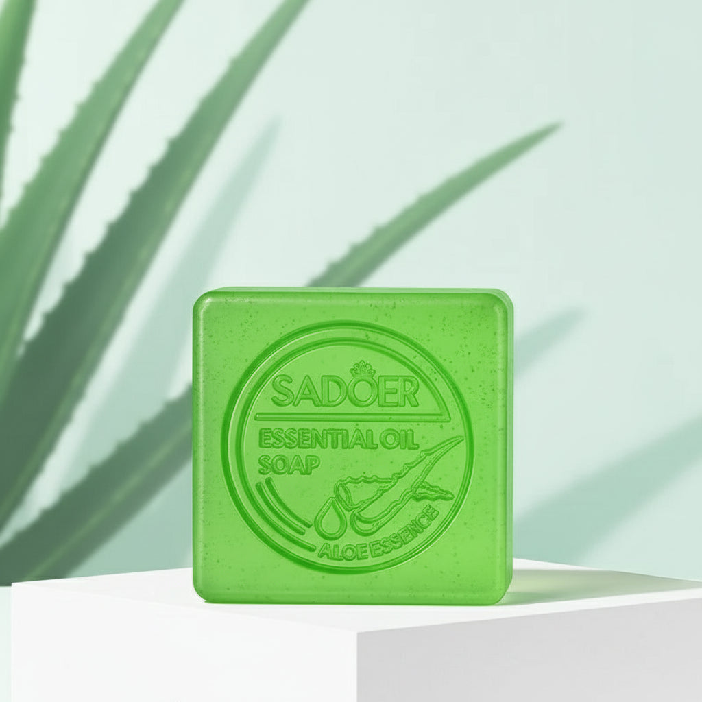 Savon Nettoyant Doux à l’Aloe Vera – Peau Lisse & Hydratée